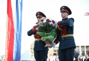Возложение цветов к памятнику Дмитрию Разумовскому (03.09.2022)