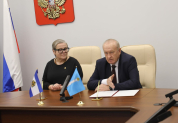Подписание соглашения с Херсонской областной Думой, 16 сентября 2025 года