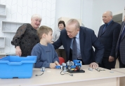 Рабочая поездка Валерия Малышева в Карсунский район, 20 февраля 2025 г. 