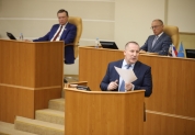 Отчет губернатора Алексея Русских в Законодательном собрании Ульяновской области