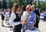 Вручение дипломов выпускникам Ульяновского института гражданской авиации имени Главного маршала авиации Б. П. Бугаева
