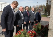 Возложение цветов к памятнику В.И. Ленину, 22 апреля 2024 года 