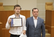 Парламентский урок для победителей первенства и чемпионата России по кикбоксингу