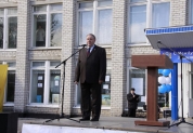 К собравшимся обращается Председатель Законодательного Собрания Борис Зотов