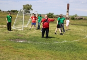 Открытие футбольного поля, село Мордово, Сенгилеевский район, 10 июня 2016 года 